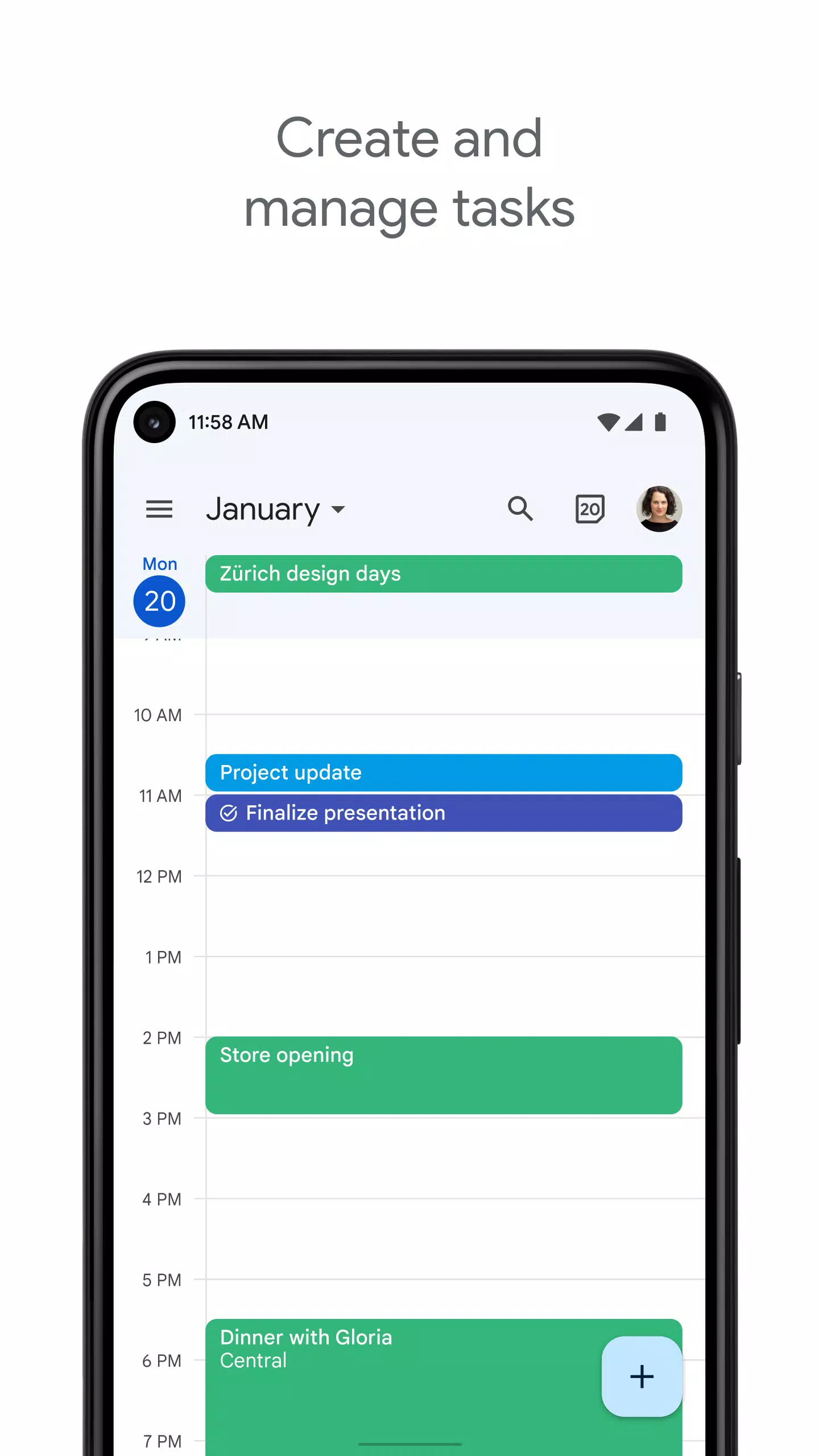Google Calendar ဖန်သားပြင်ဓာတ်ပုံ 3