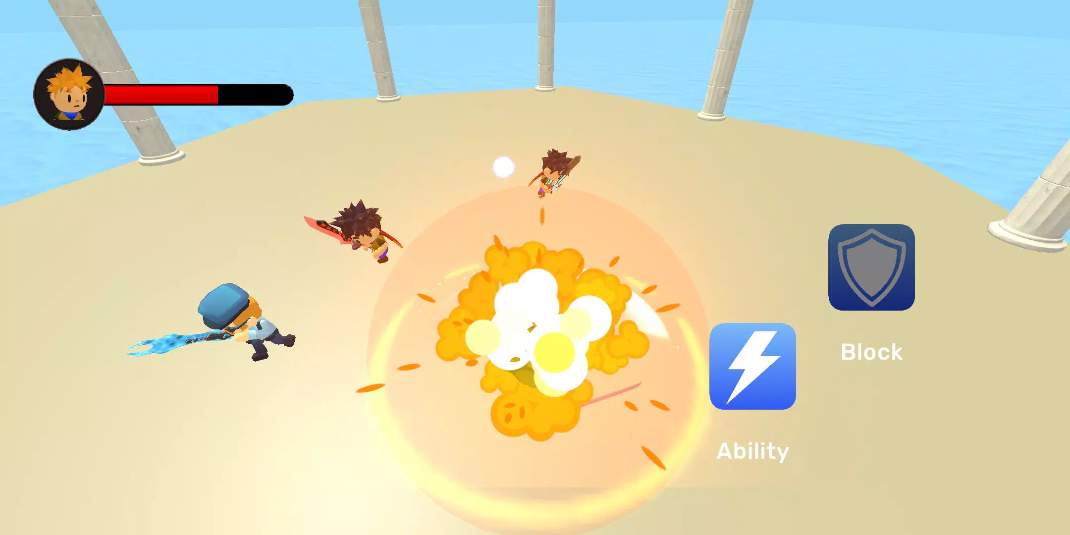 Blade Ball Dodgeball Battle 螢幕截圖 1