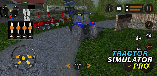 Farm Simulator: Wood Transport स्क्रीनशॉट 0