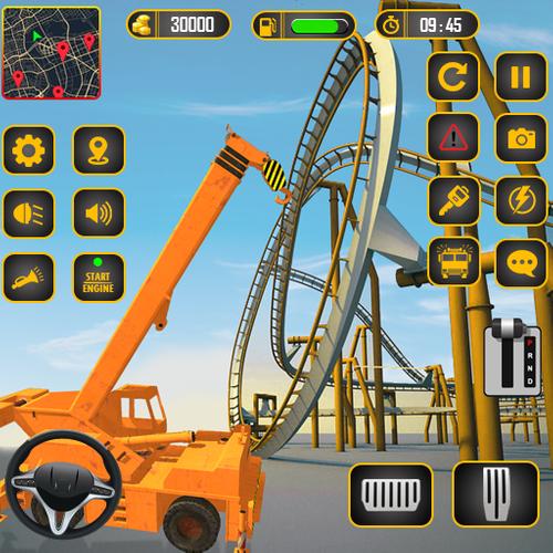 Roller Coaster Builder Game 스크린샷 0