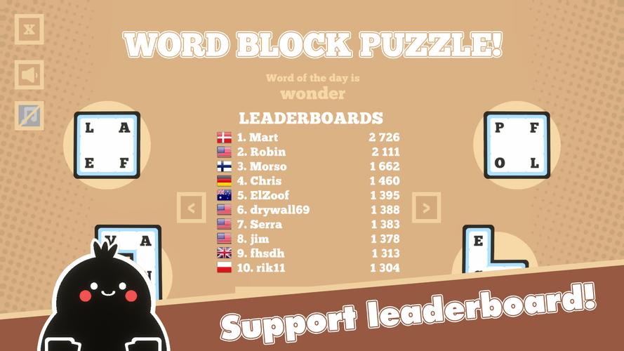 Word Block Puzzle 스크린샷 0