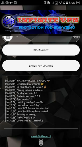 SSx InfiniteVPN Screenshot 1