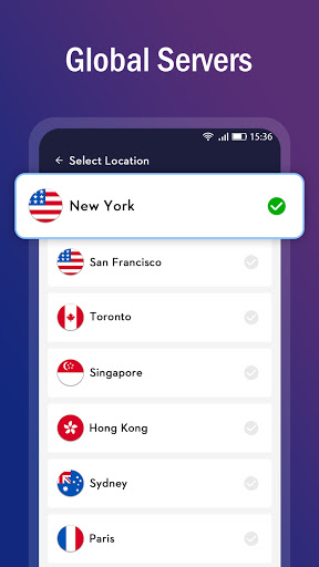 Schermata Rapid VPN - Free & Fast & Unlimited Security Proxy 1