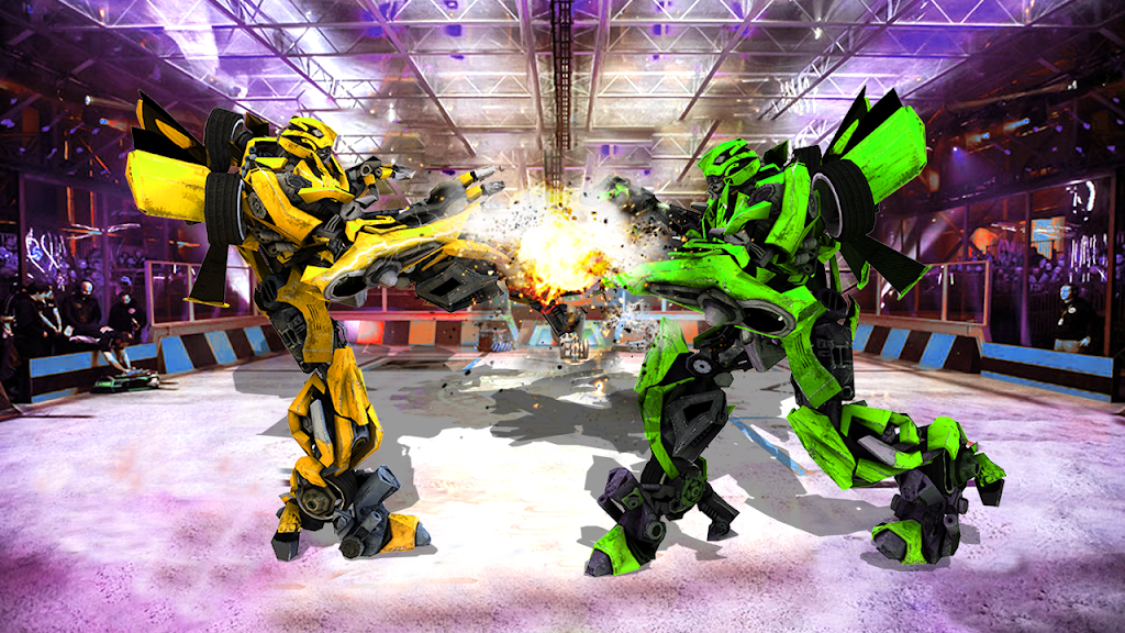 Futuristic Robot City Fighting 3D Game 스크린샷 0