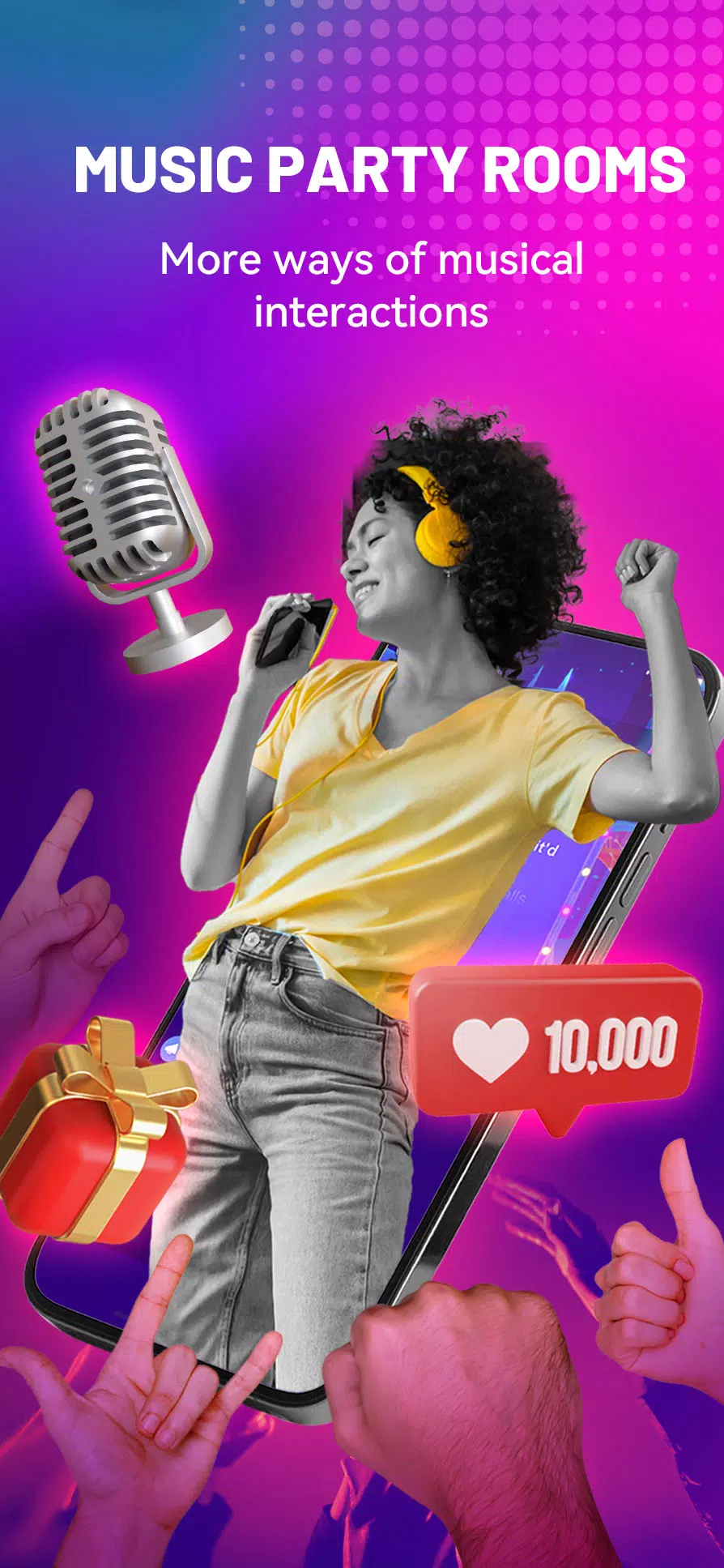 StarMaker 一起享受卡拉OK和游戏，更多方式结交好友应用截图第2张