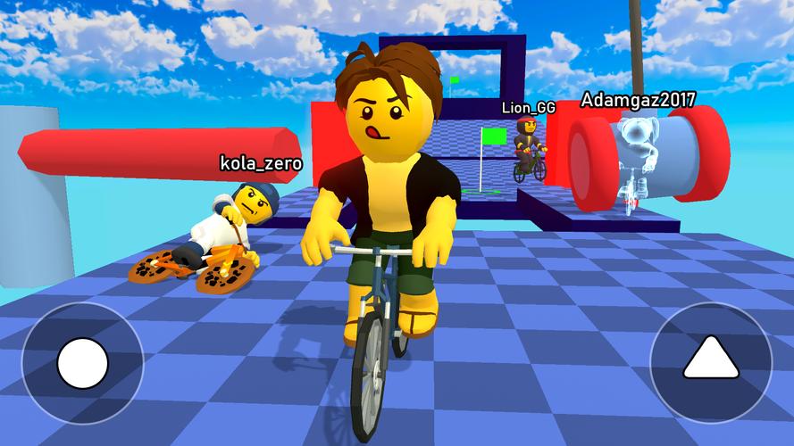Obby bike: Parkour Adventure ဖန်သားပြင်ဓာတ်ပုံ 1