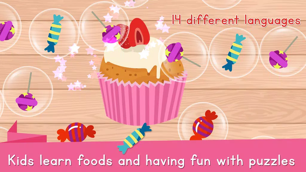 Schermata Food Puzzle for Kids 3