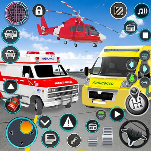 Heli Ambulance Simulator Game স্ক্রিনশট 0