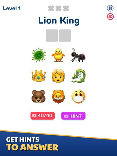 Emoji Quiz Screenshot 1