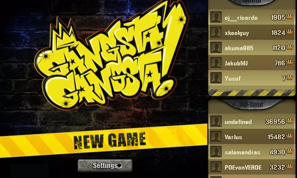 Gangsta Gangsta! स्क्रीनशॉट 0