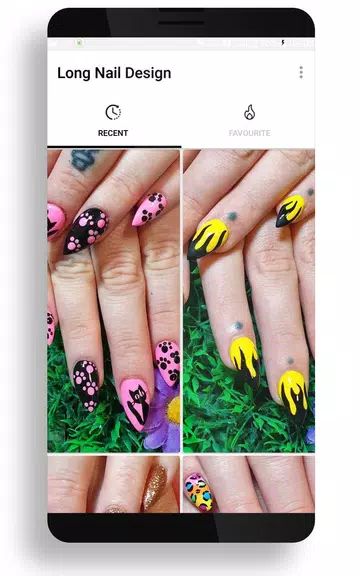 Long Nail Design Captura de tela 1