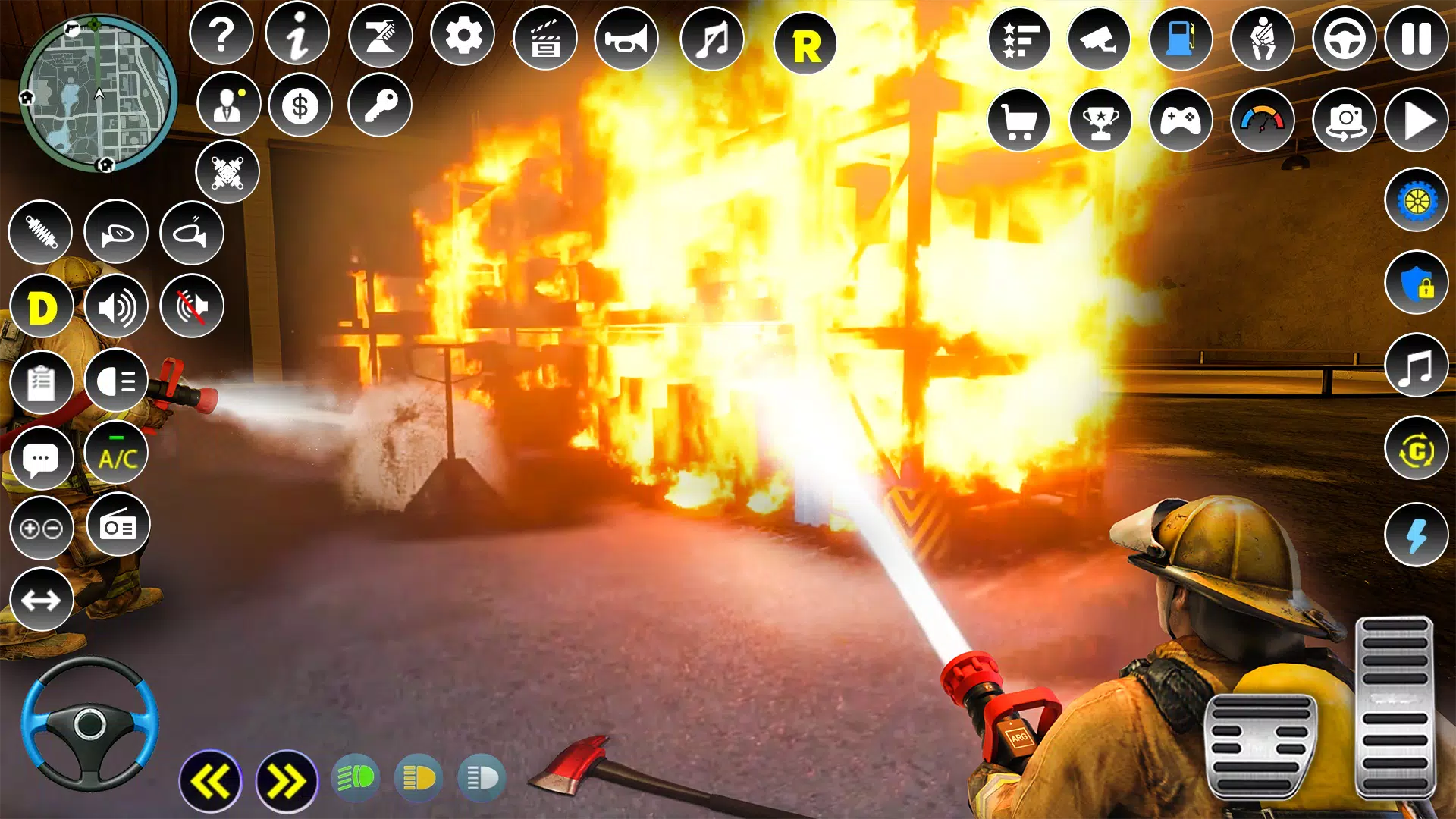 Firefighter :Fire Brigade Game Tangkapan skrin 1