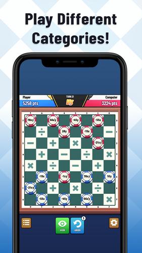 Damath: Math Checkers Screenshot 2