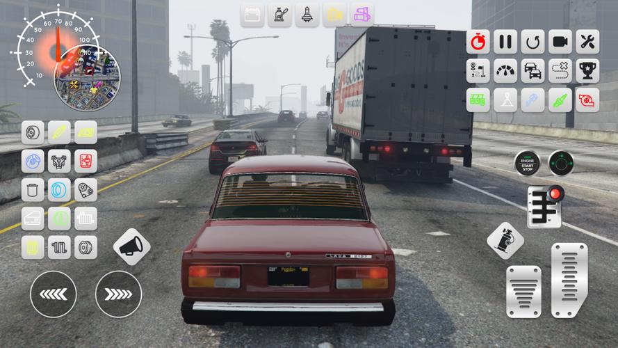 Lada 2107 Tuning Russian City Captura de pantalla 1