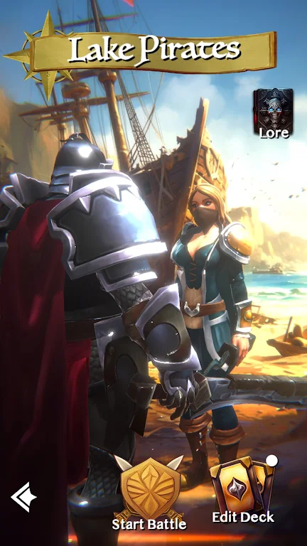 I Stand Alone: Roguelike CCG ဖန်သားပြင်ဓာတ်ပုံ 1