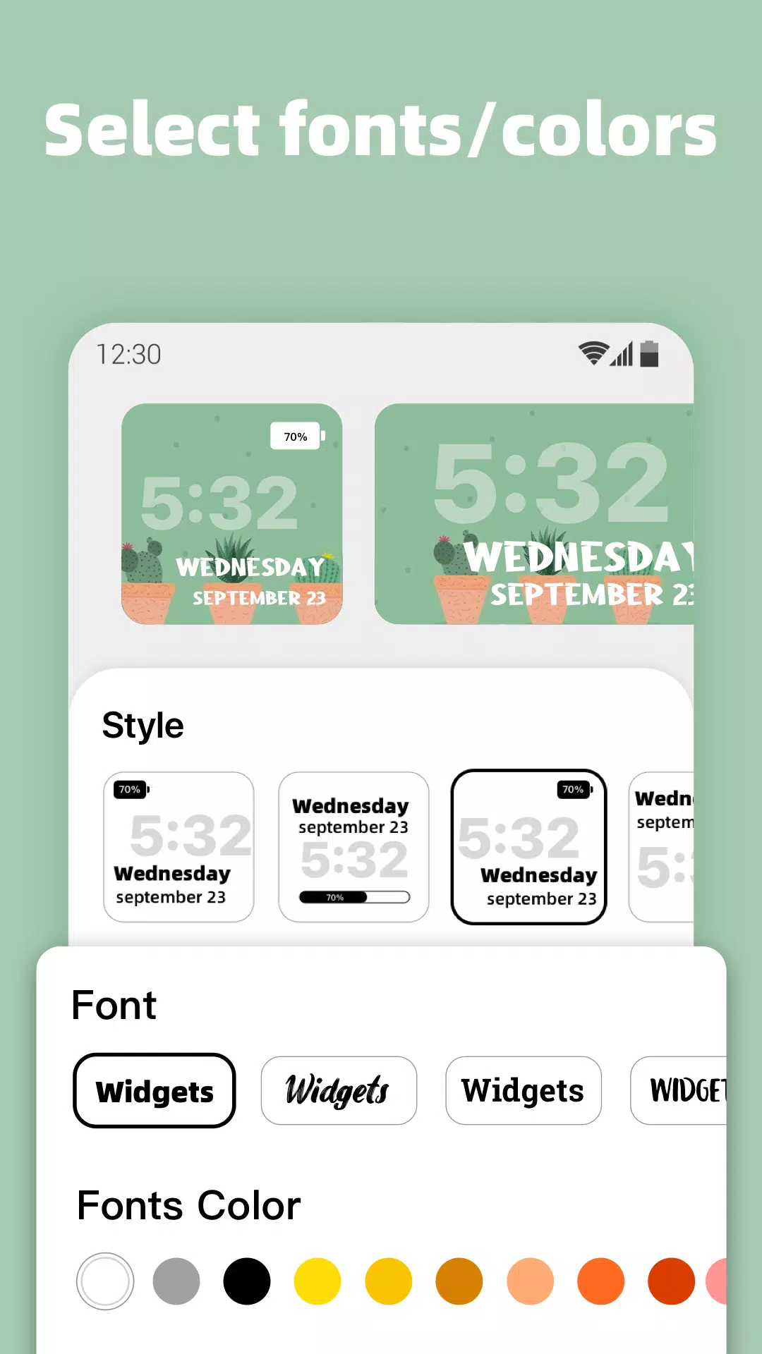 MagicWidgets Schermafbeelding 2