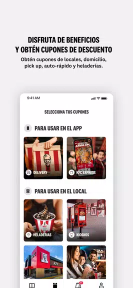 KFC APP - Ec, Co, Cl, Ar y Ve Screenshot 2