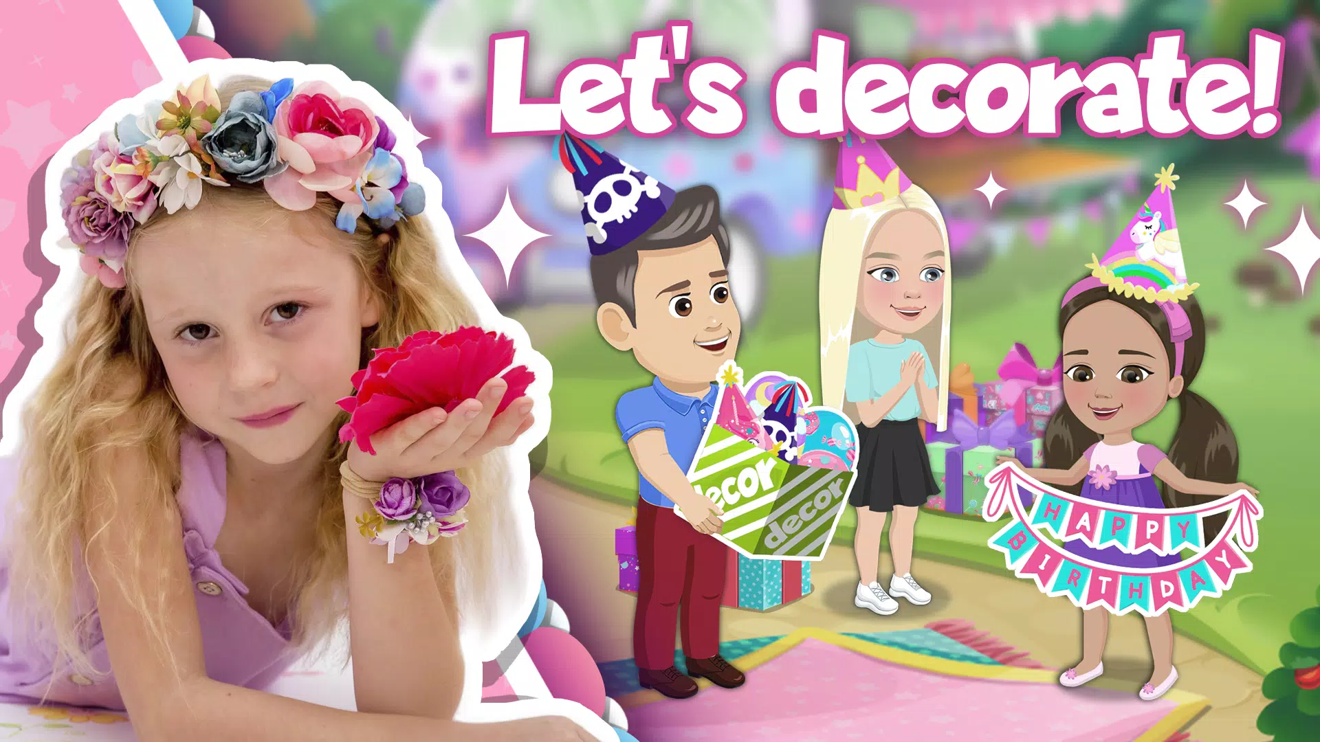 Like Nastya: Party Time 螢幕截圖 2