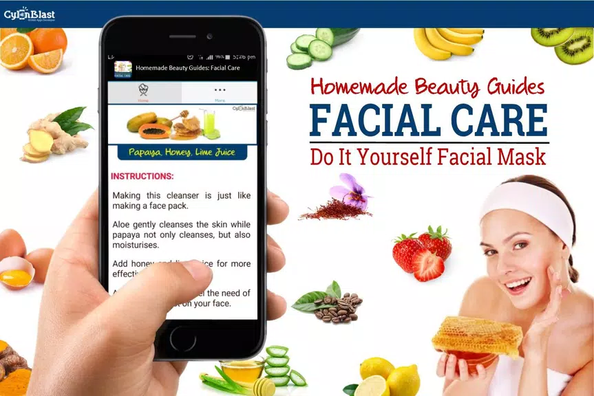 Homemade Beauty: Facial Care スクリーンショット 2