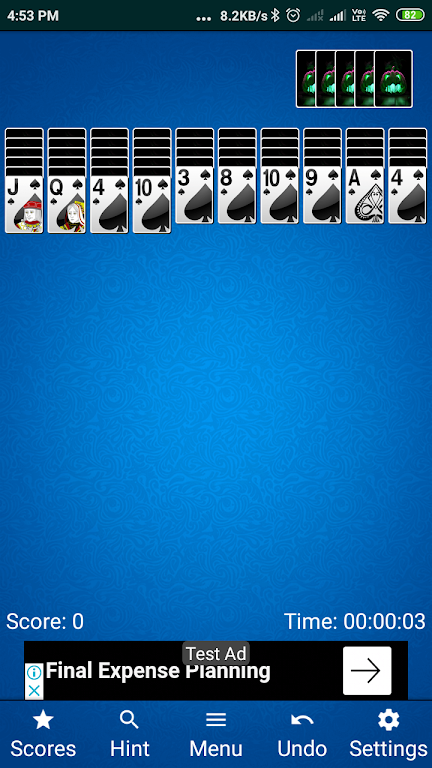 solitaire King- Playing Card Game 螢幕截圖 1