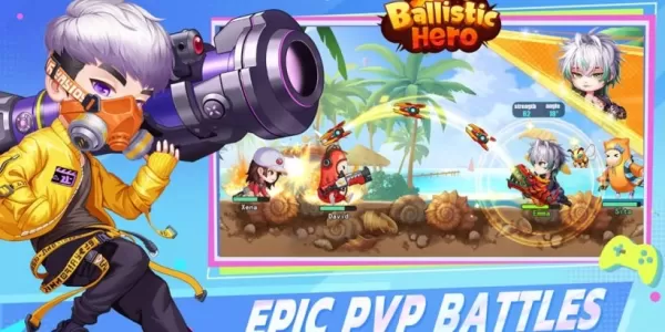Ballistic Hero VNG merges Worms with anime style