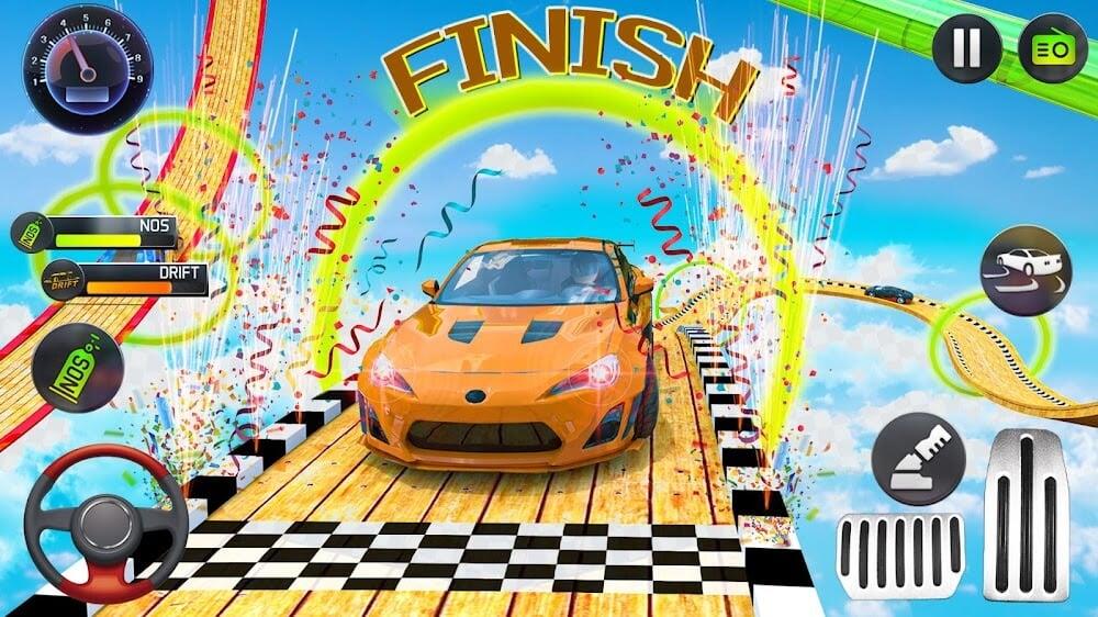 Mega Ramp Car Stunts Race 螢幕截圖 3