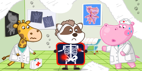 Hippo doctor: Kids hospital スクリーンショット 0