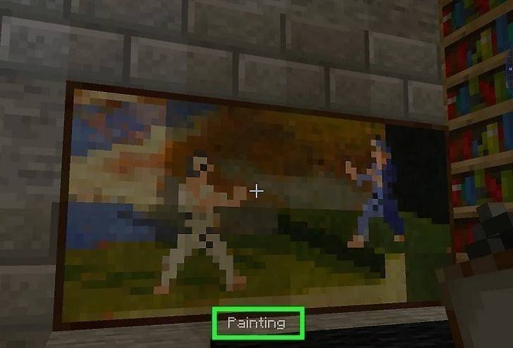 Paano mag -hang ng isang pagpipinta sa Minecraft