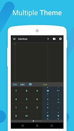 CalcNote - Notepad Calculator 螢幕截圖 3