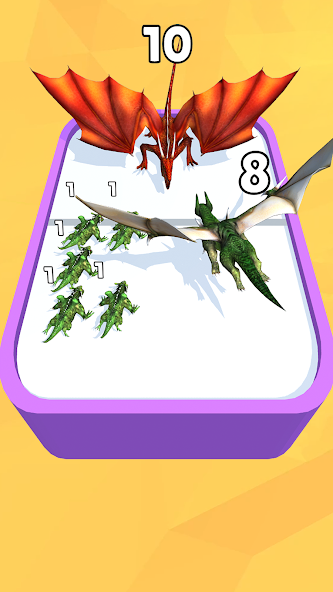Merge Master: Dinosaur Monster Mod Captura de pantalla 1
