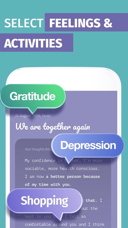 Reflexio – Mood Tracker Journal Mod ဖန်သားပြင်ဓာတ်ပုံ 1