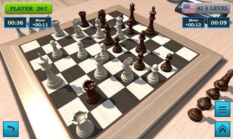 Chess Master 3D - chess offline free ဖန်သားပြင်ဓာတ်ပုံ 2
