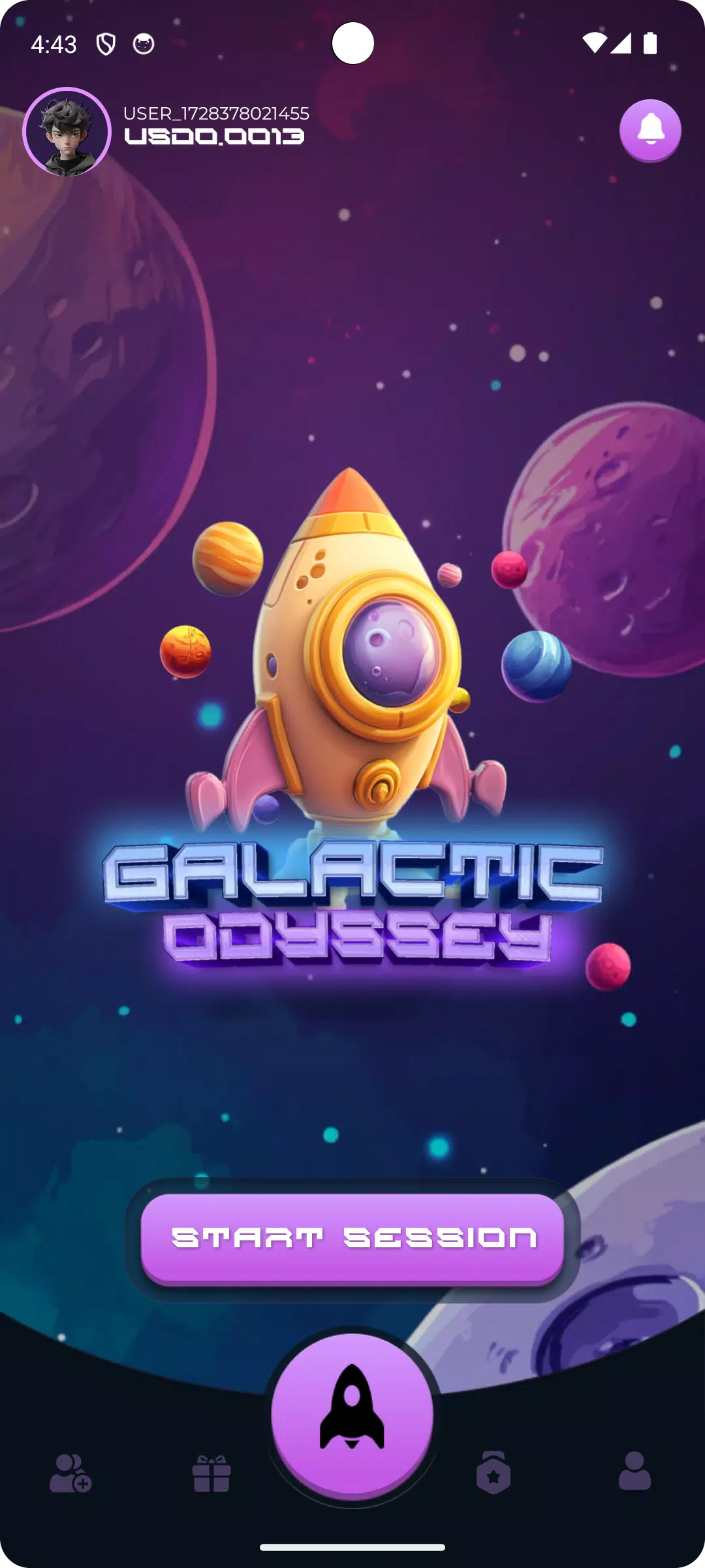 Galactic Odyssey スクリーンショット 1