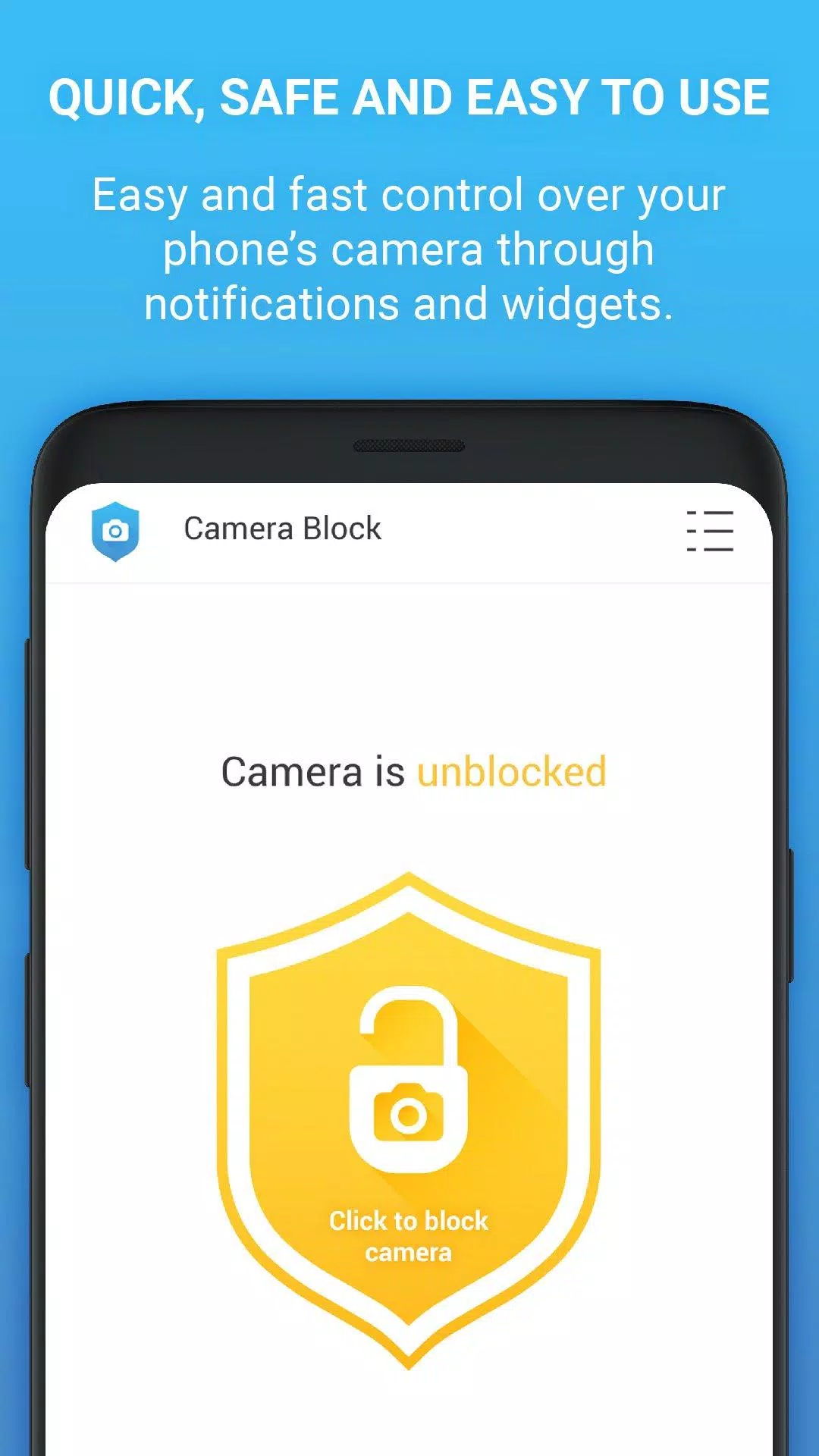 Camera Block Captura de tela 2