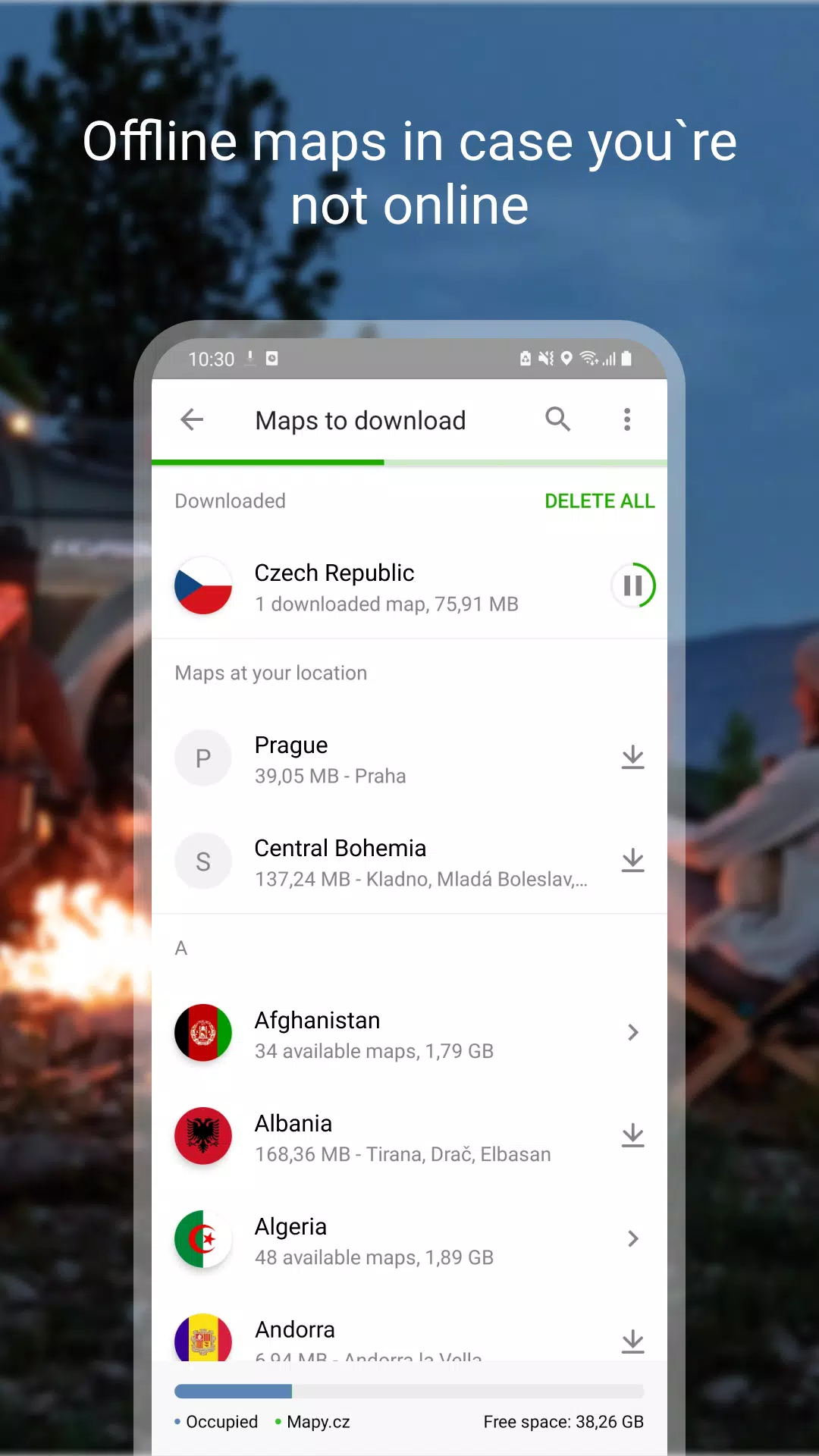 Mapy.cz: maps & navigation Screenshot 2