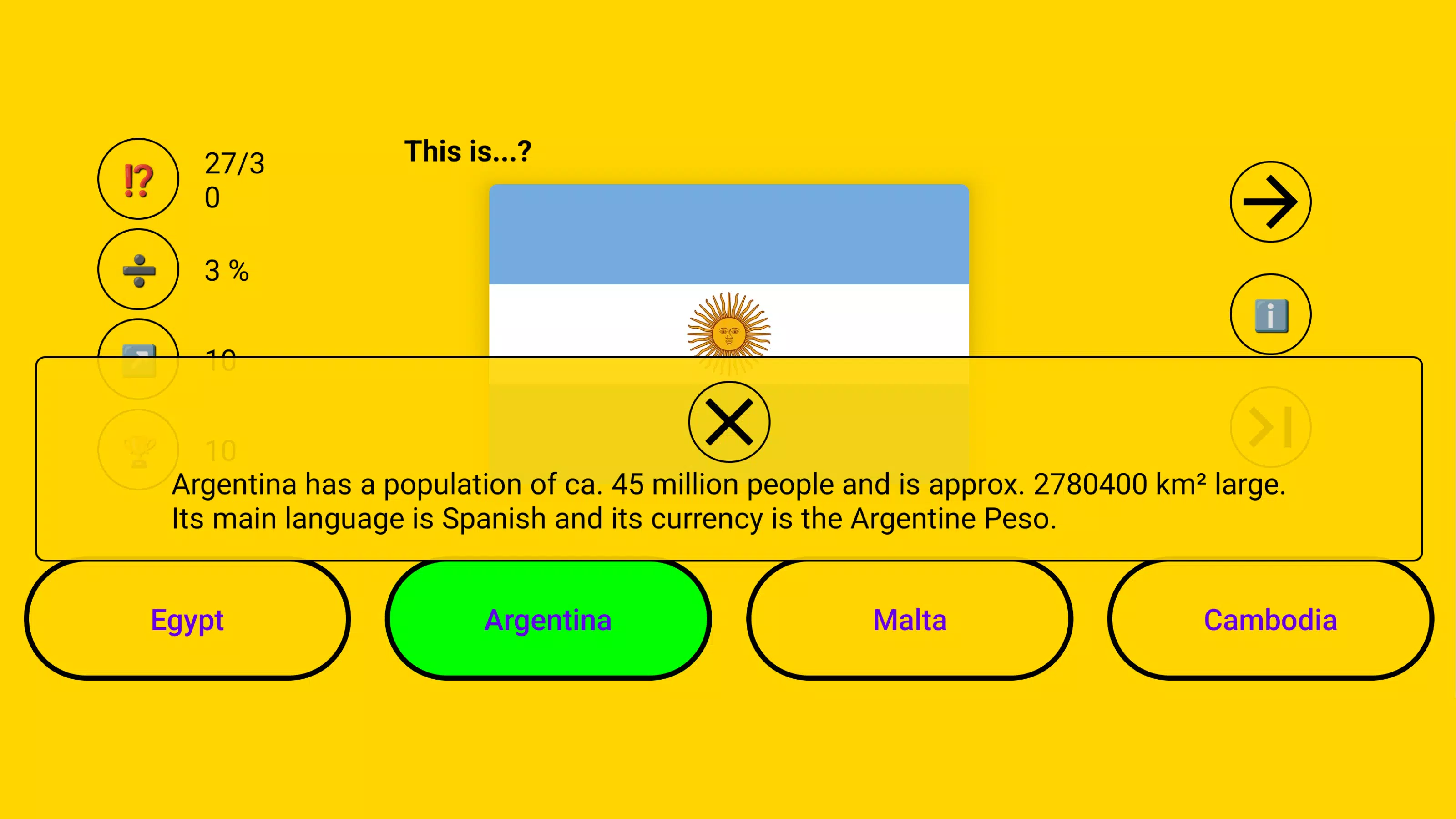 Super Flags! Flag Quiz Tangkapan skrin 3