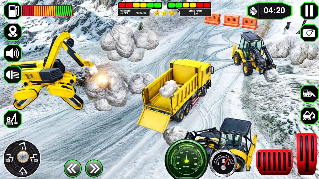 Real Heavy Snow Plow Truck Captura de pantalla 1