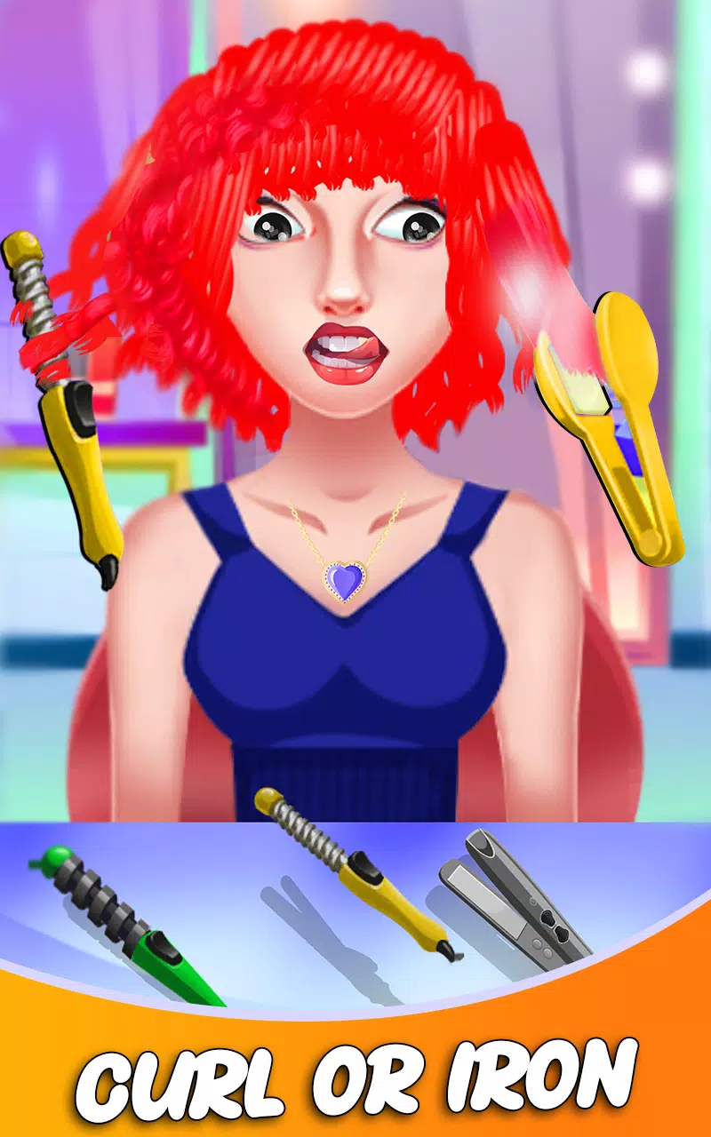 Fashion Girls Hair Salon Games স্ক্রিনশট 1