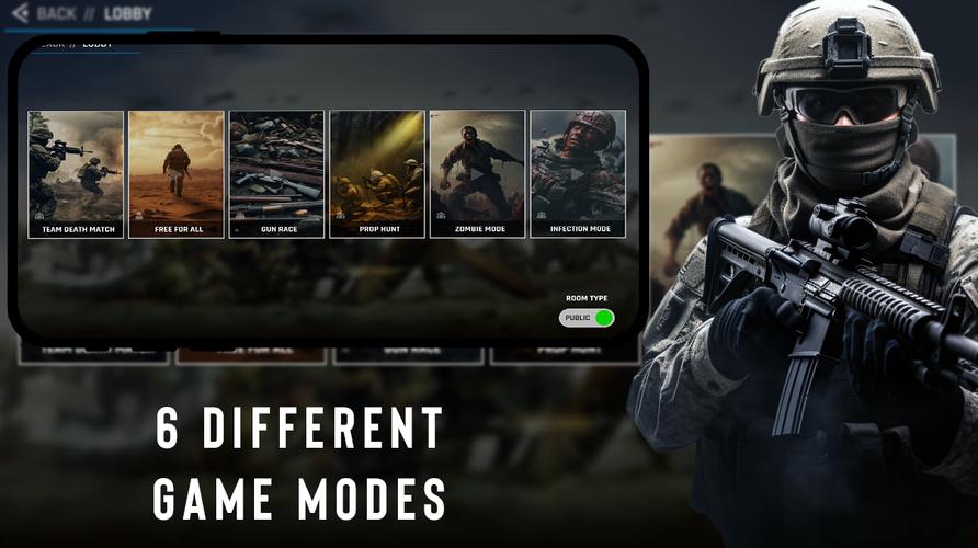 Shadowstrike FPS Capture d'écran 1