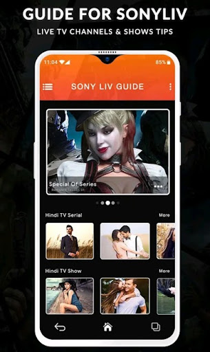 SonyLiv - Live TV Shows, Cricket & Movies Guide 螢幕截圖 1