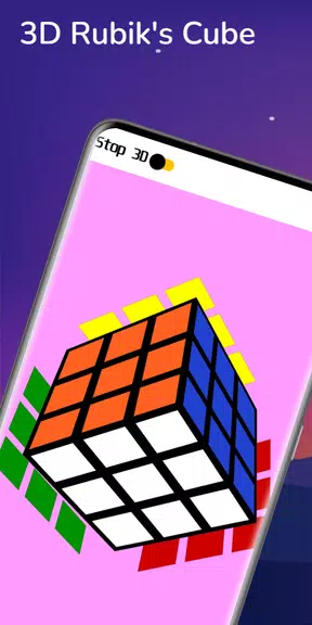 Rubik’s Cube Solver - 3D Cube Screenshot 1