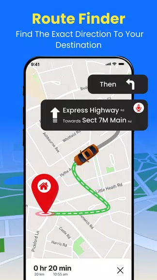 GPS Земля карта Жить Навигация Скриншот 0