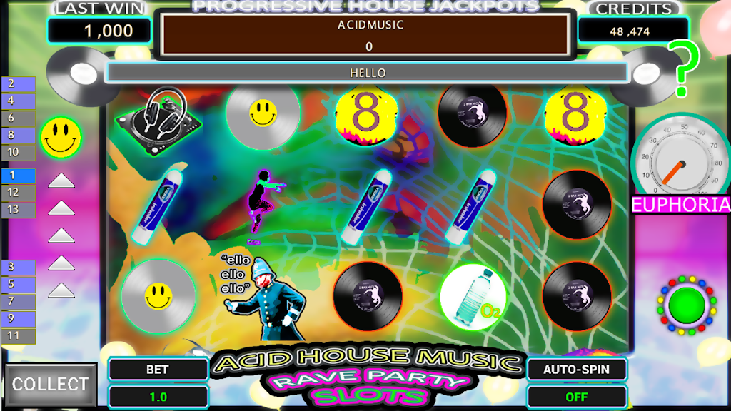 Dance Energy Rave Party Slot 螢幕截圖 0