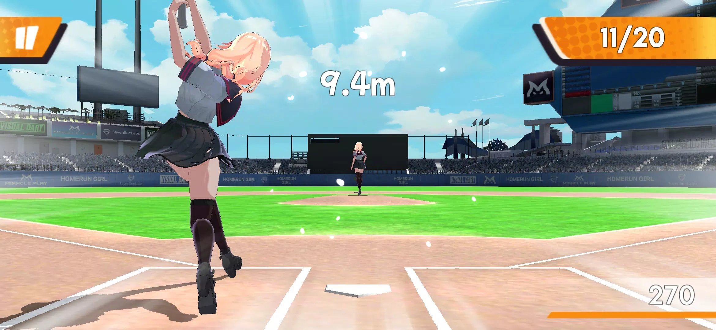 HomeRun Girl 螢幕截圖 1
