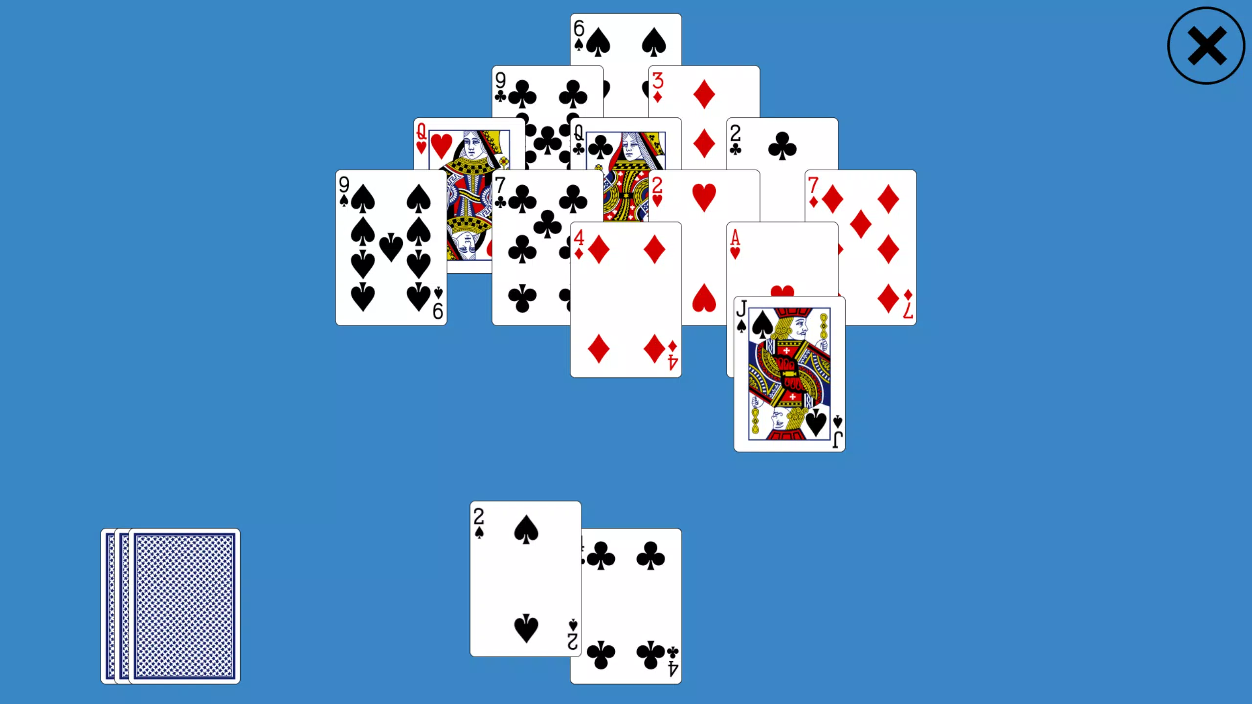 Classic Pyramid Solitaire Tangkapan skrin 2