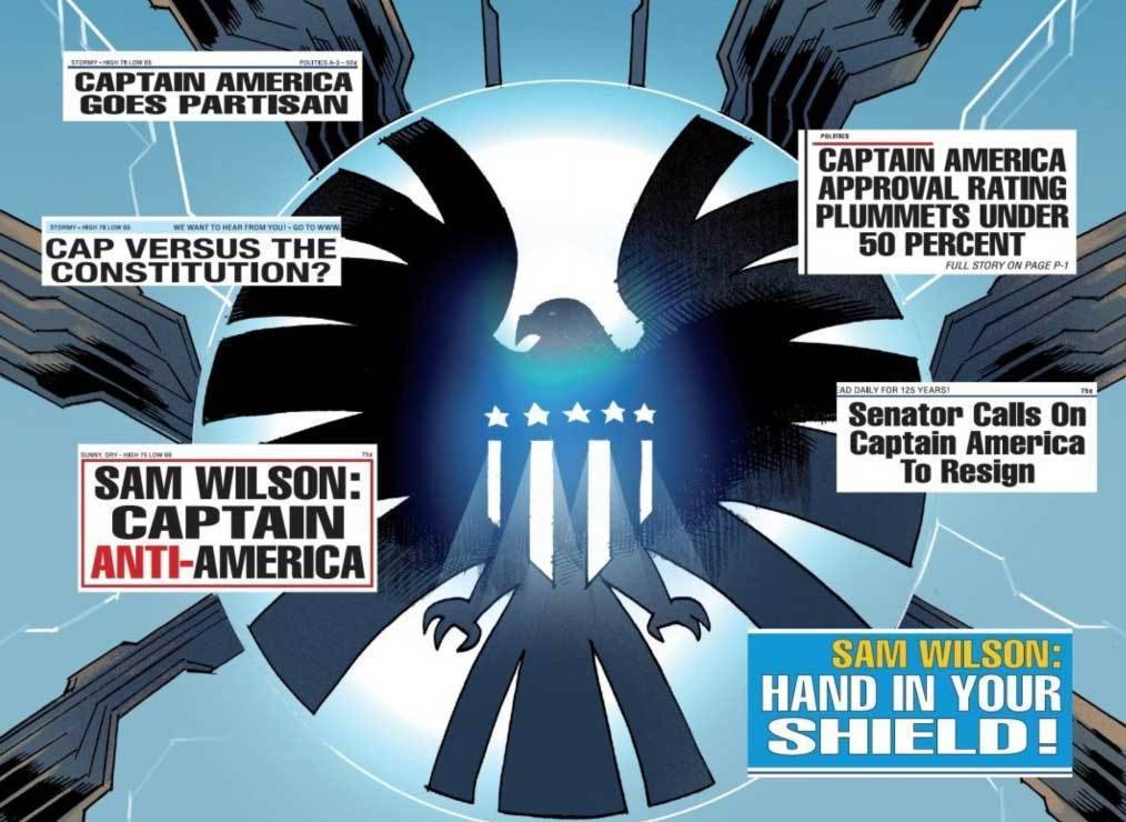薩姆·威爾遜（Sam Wilson）擔任美國隊長