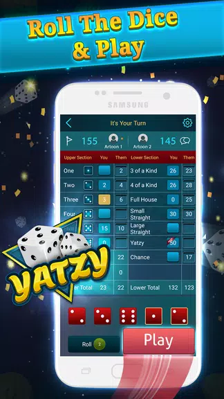 Yatzy - Free Dice Games Capture d'écran 2
