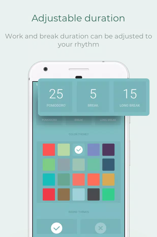 Pomodoro Timer ဖန်သားပြင်ဓာတ်ပုံ 2