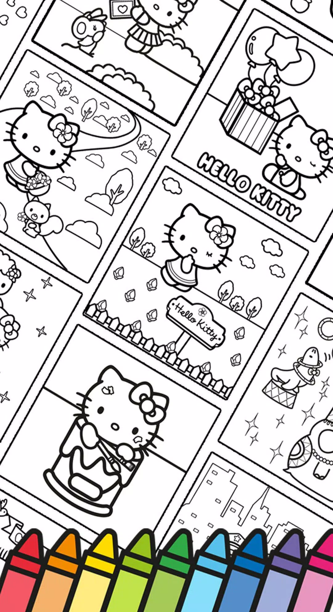 Hello Kitty: Coloring Book Zrzut ekranu 2