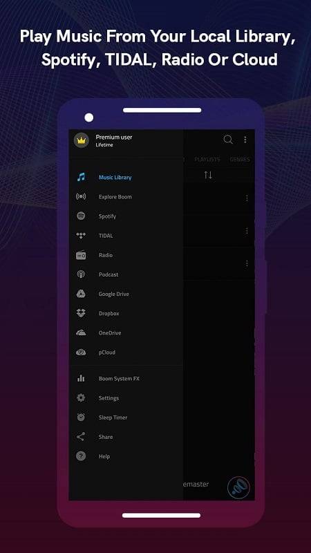 Boom: Music Player ภาพหน้าจอ 1